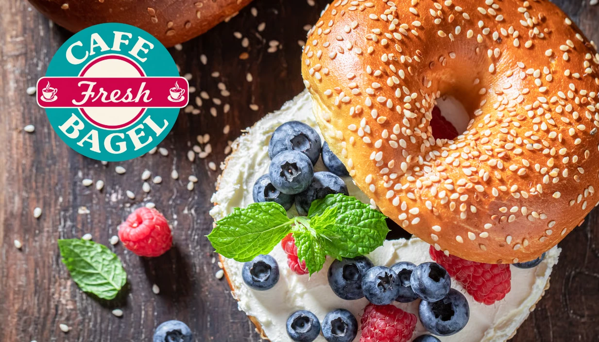 Waves Wash collaboration with Cafe Fresh Bagel